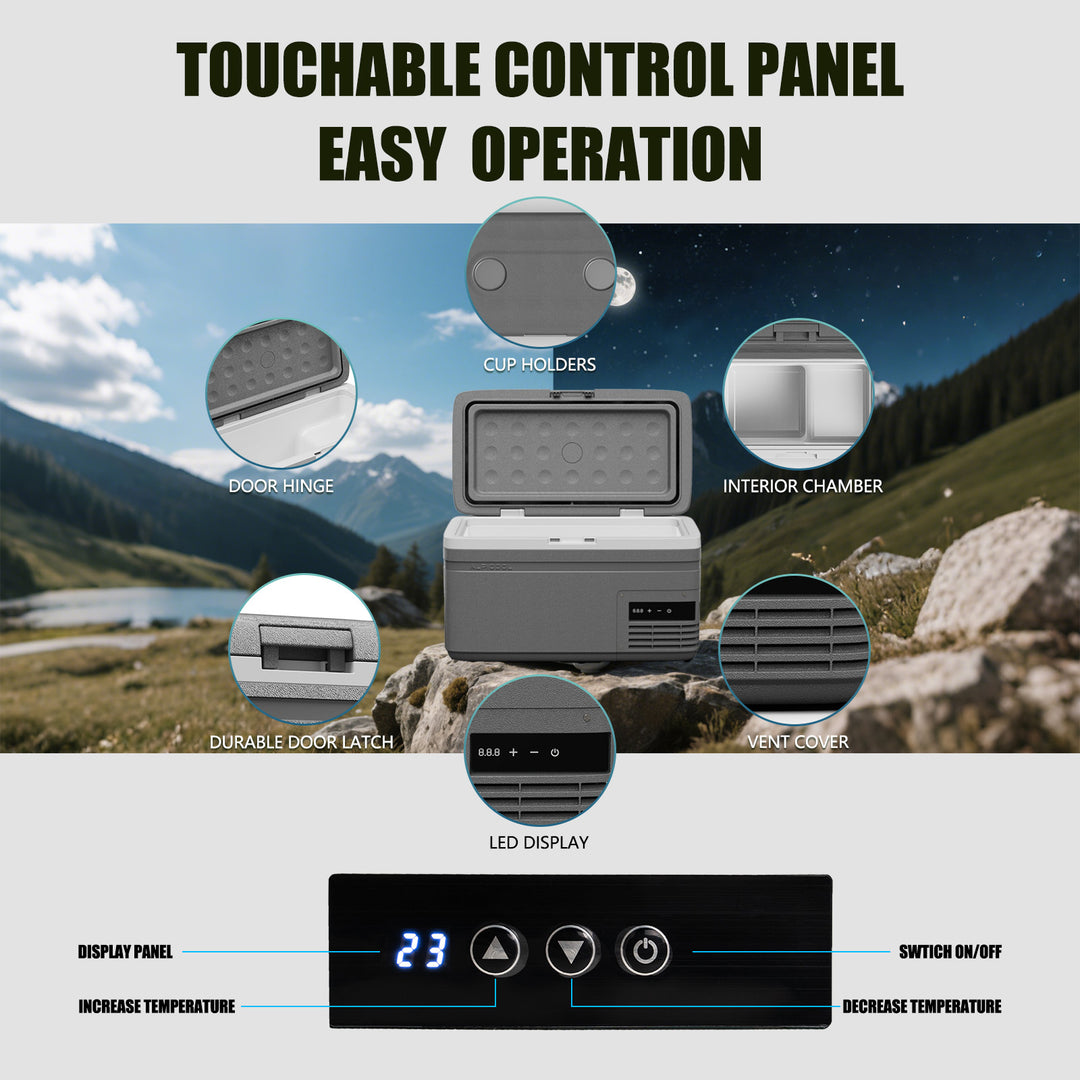 Alpicool MG15 Portable Car Fridge