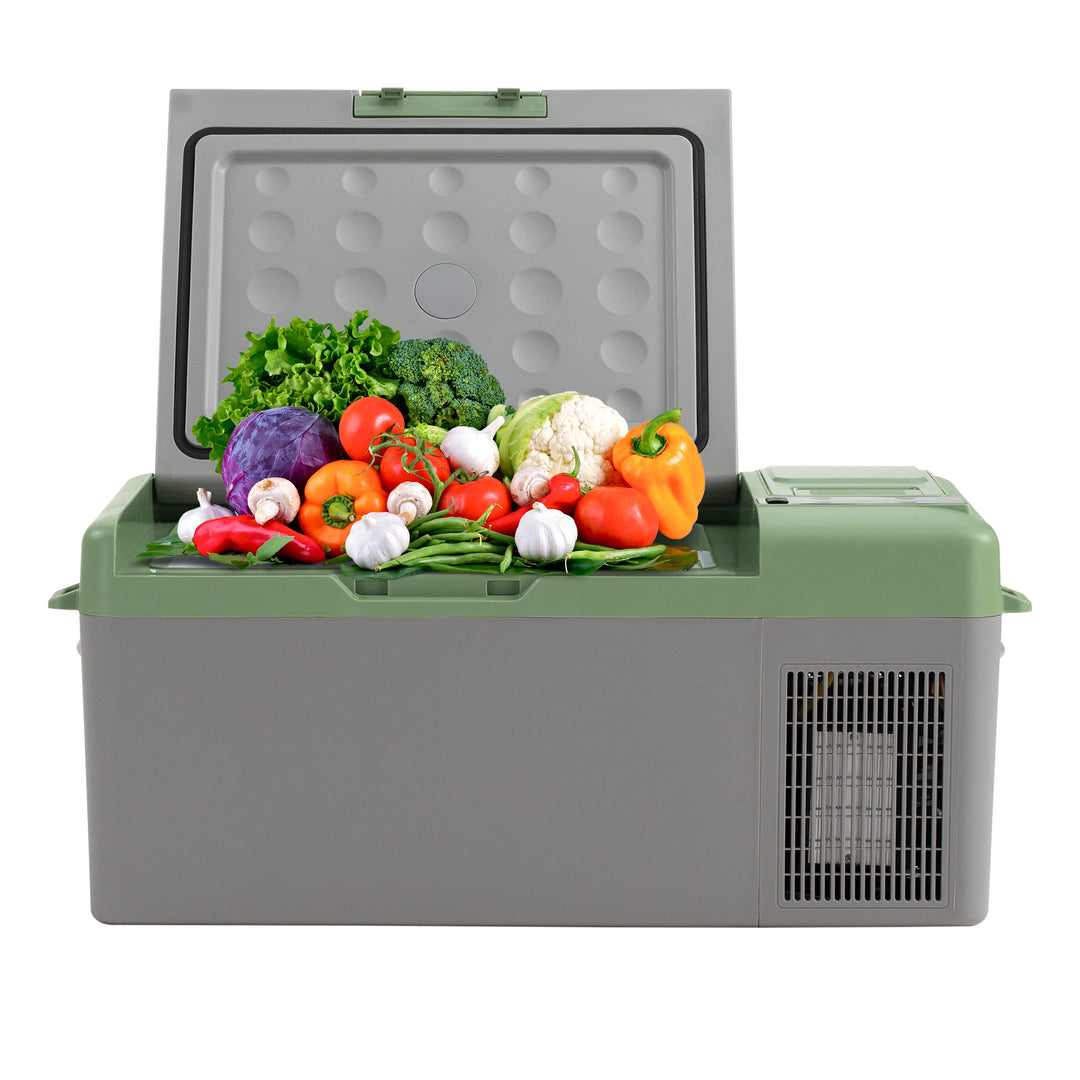 Alpicool Y15E Green Portable Car Fridge