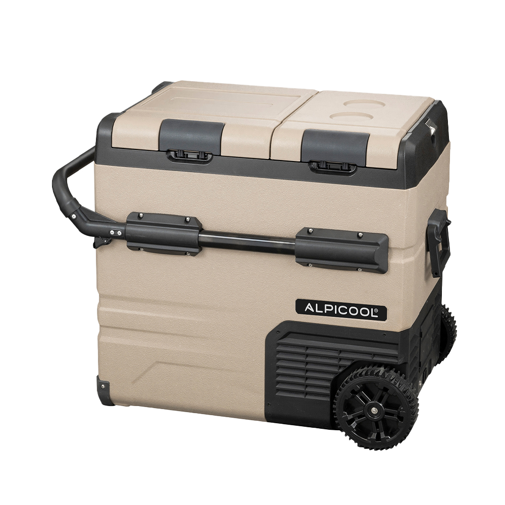 Alpicool TAW55 Dual Door Dual Zone Portable Car Fridge With Wheels